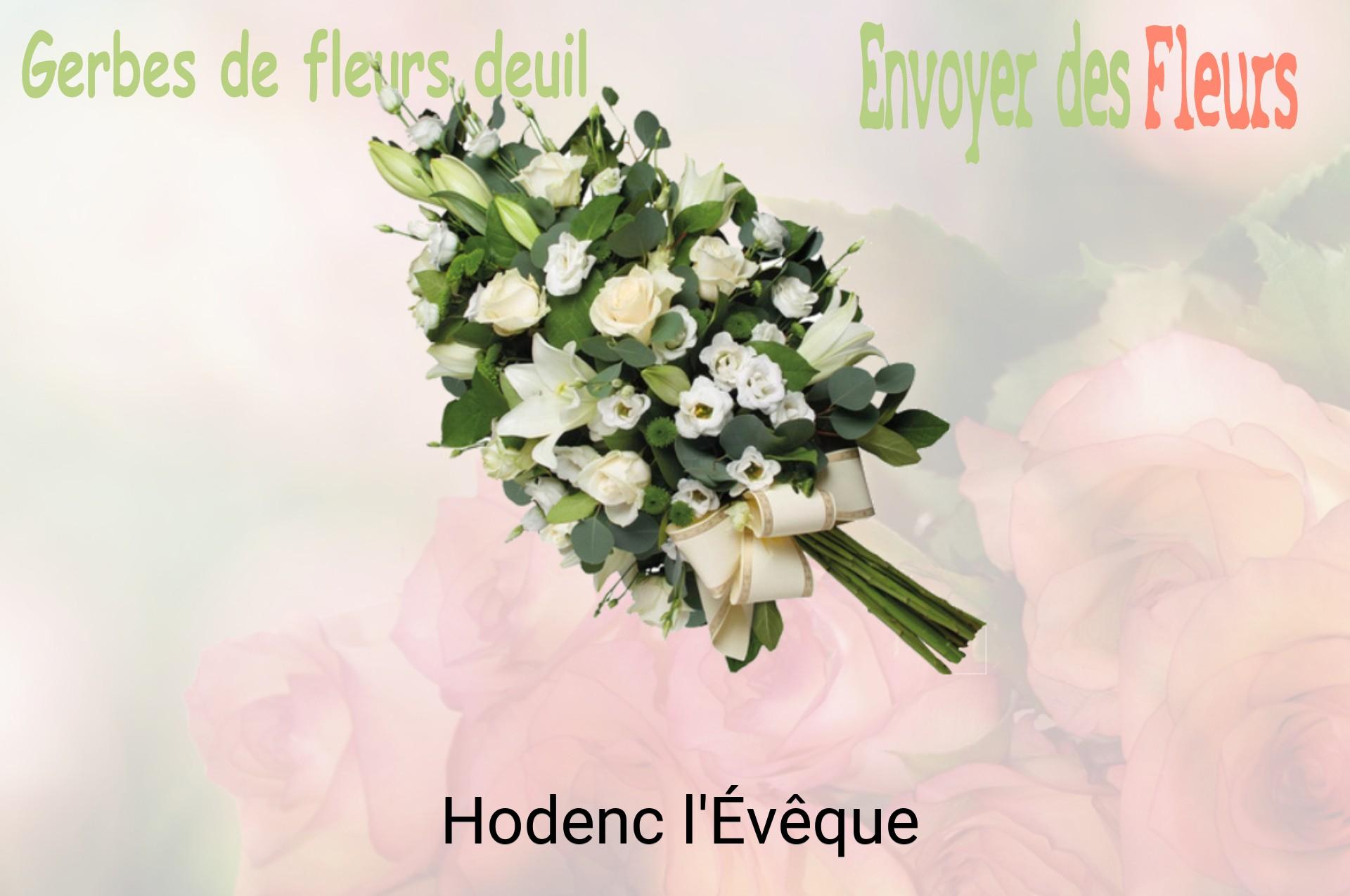 Gerbe de fleurs de deuil livrée à Hodenc-l'Évêque